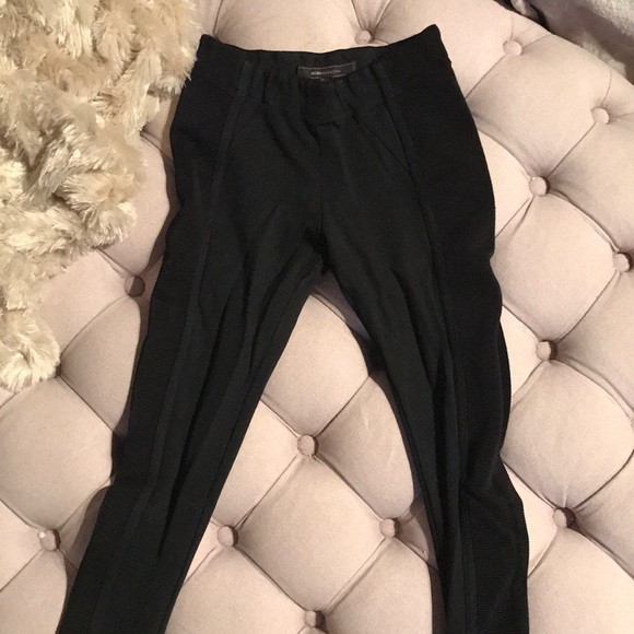 BCBG MAXAZRIA ribbed side leggings - Picture 2 of 4
